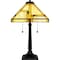 Quoizel Tiffany Table Lamp Tiffany 2 Lights Matte Black TF16136MBK - alternate 3